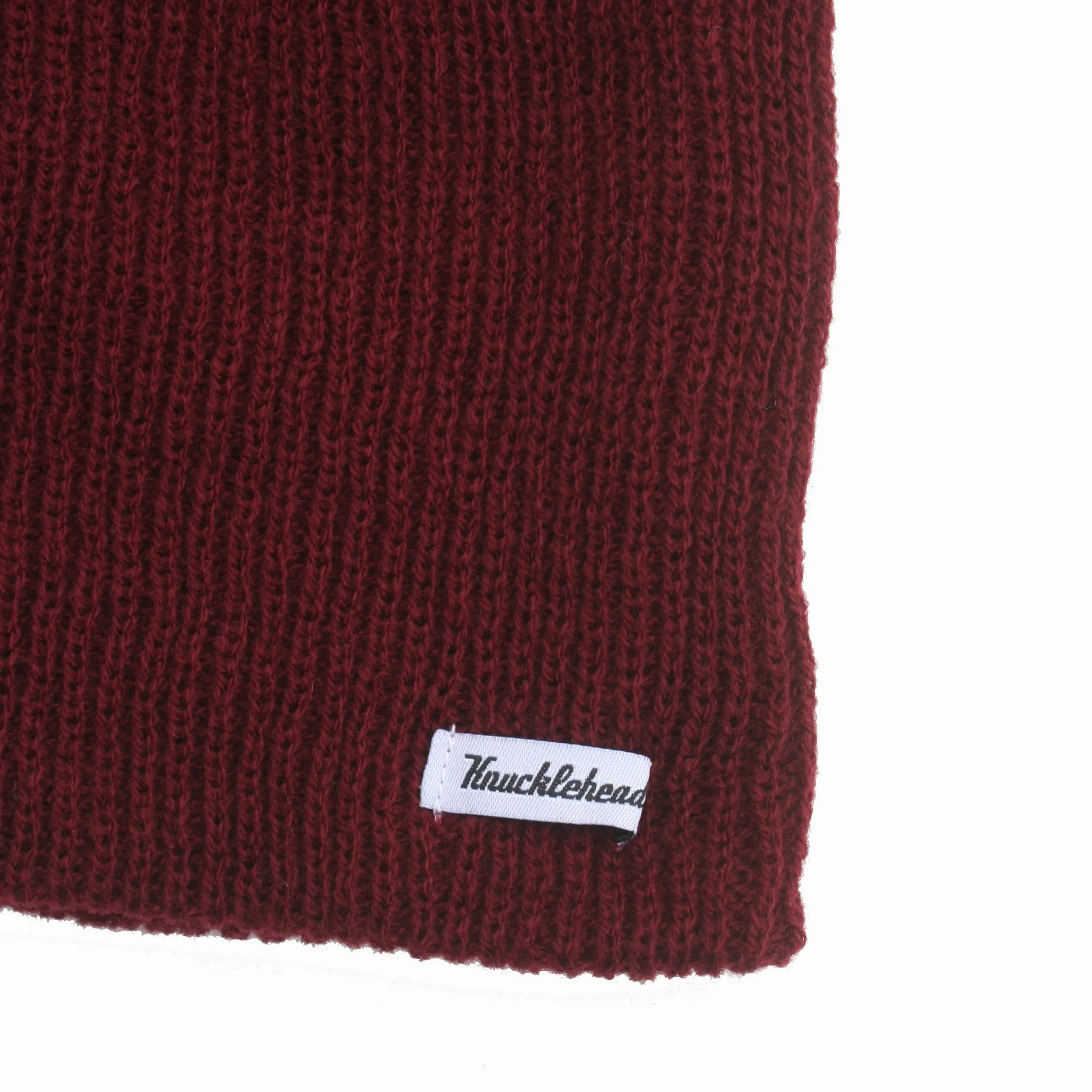 Knuckleheads Burgundy Slouchy Beanie