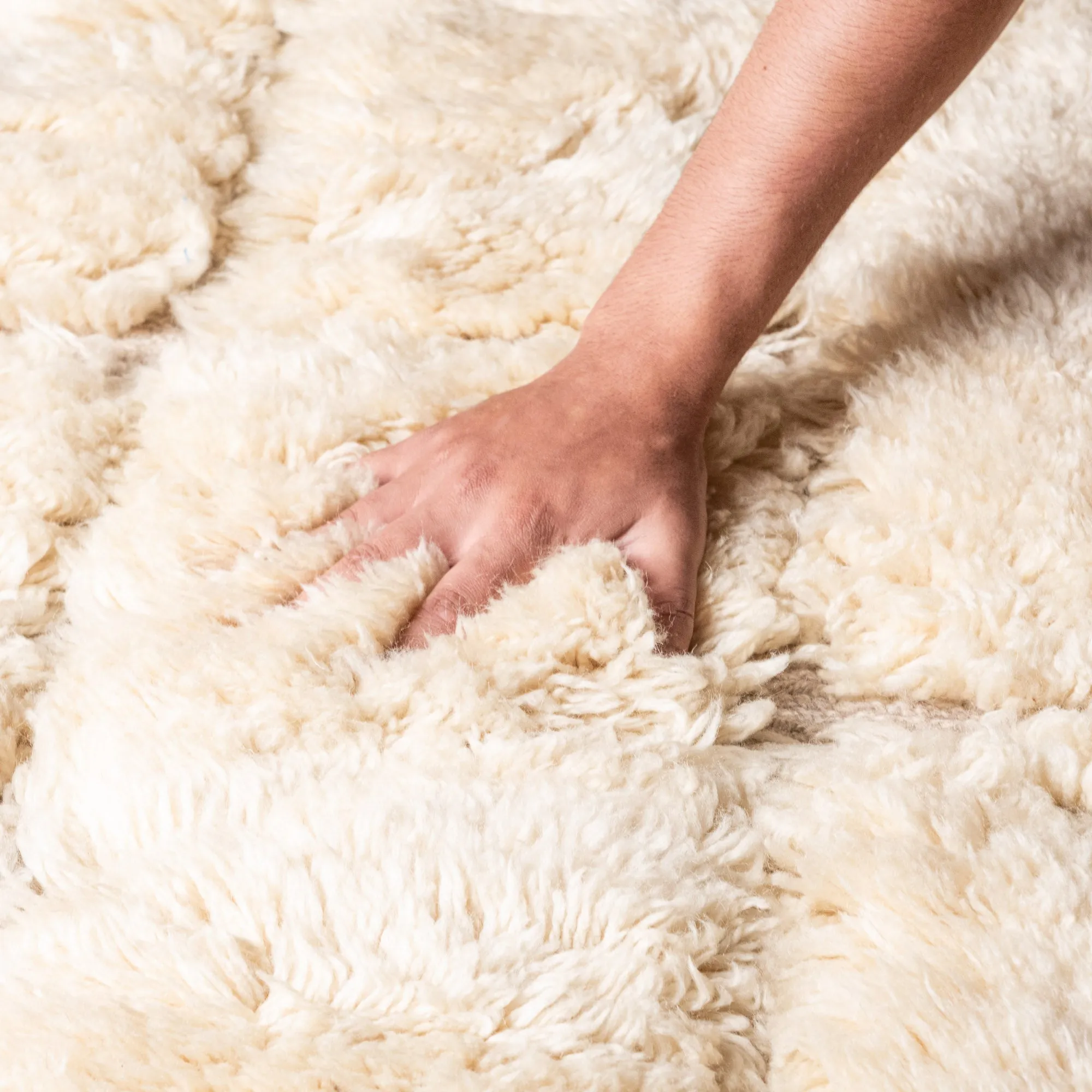 Labyrinthine Dreams - Luxury Shag Moroccan Rug