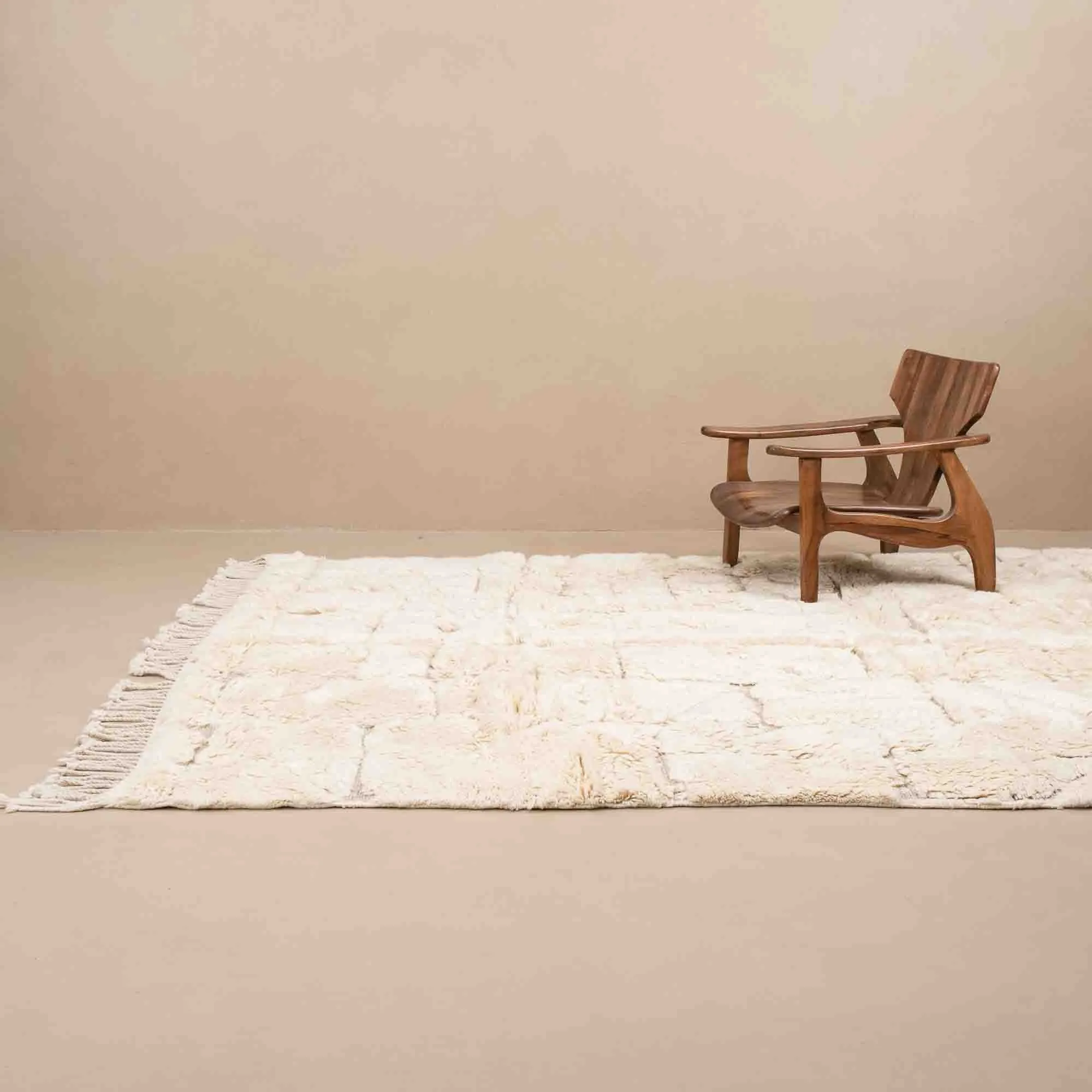 Labyrinthine Dreams - Luxury Shag Moroccan Rug