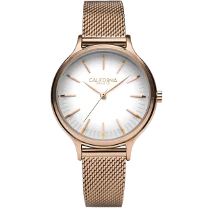 Laguna 34 Mesh Rose Gold White