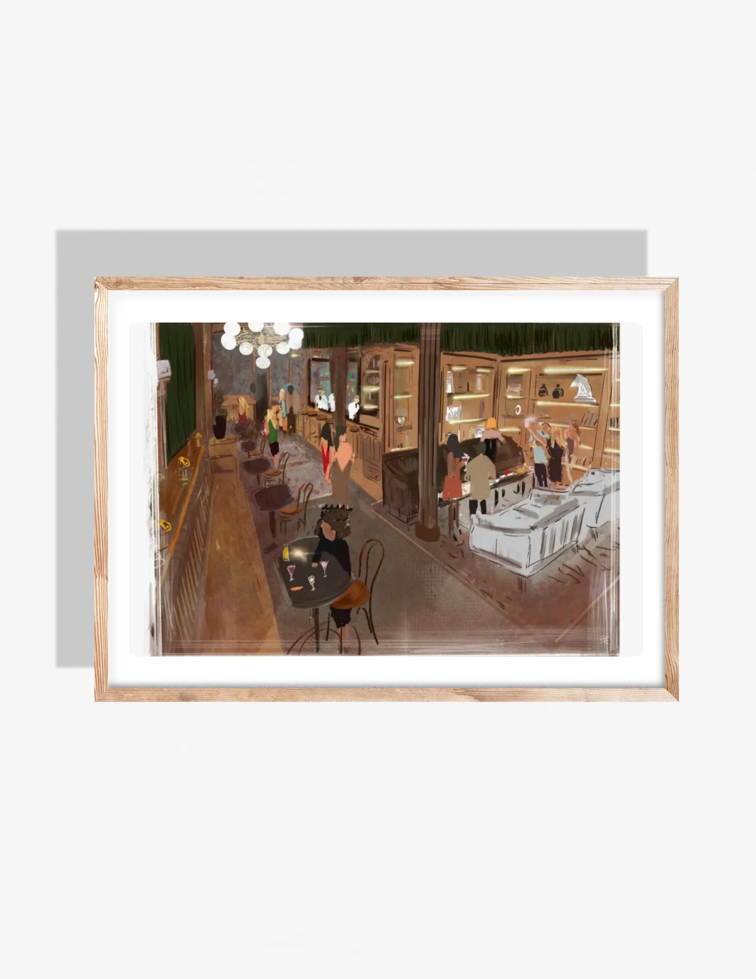 LAMAR'S SPORTS CLUB - Art Print