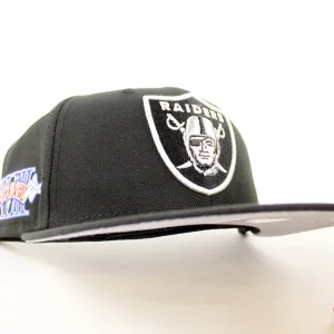 Las Vegas Super Bowl Raiders New Era 59Fifty Fitted hat (Team Color Gray Under Brim)