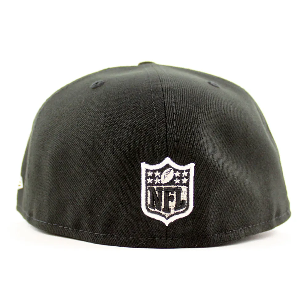Las Vegas Super Bowl Raiders New Era 59Fifty Fitted hat (Team Color Gray Under Brim)