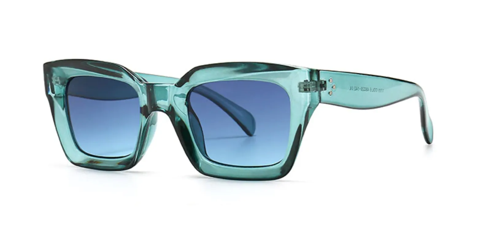 Lentes Acetato Vintage Retro Rectangular Diseñador Paris Peoples Tres Puntos