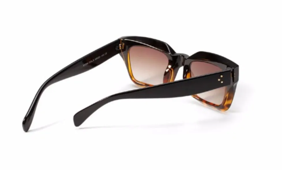 Lentes Acetato Vintage Retro Rectangular Diseñador Paris Peoples Tres Puntos