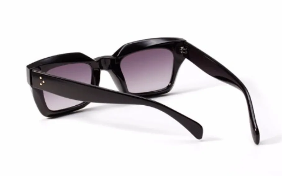 Lentes Acetato Vintage Retro Rectangular Diseñador Paris Peoples Tres Puntos