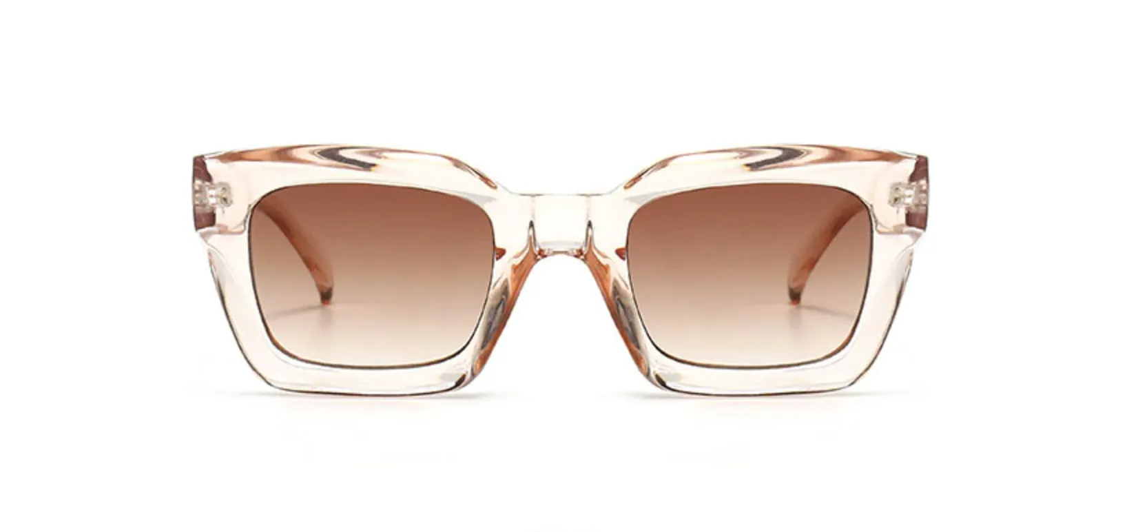 Lentes Acetato Vintage Retro Rectangular Diseñador Paris Peoples Tres Puntos