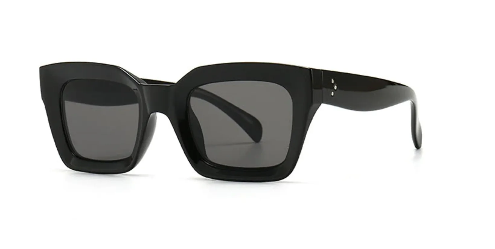 Lentes Acetato Vintage Retro Rectangular Diseñador Paris Peoples Tres Puntos