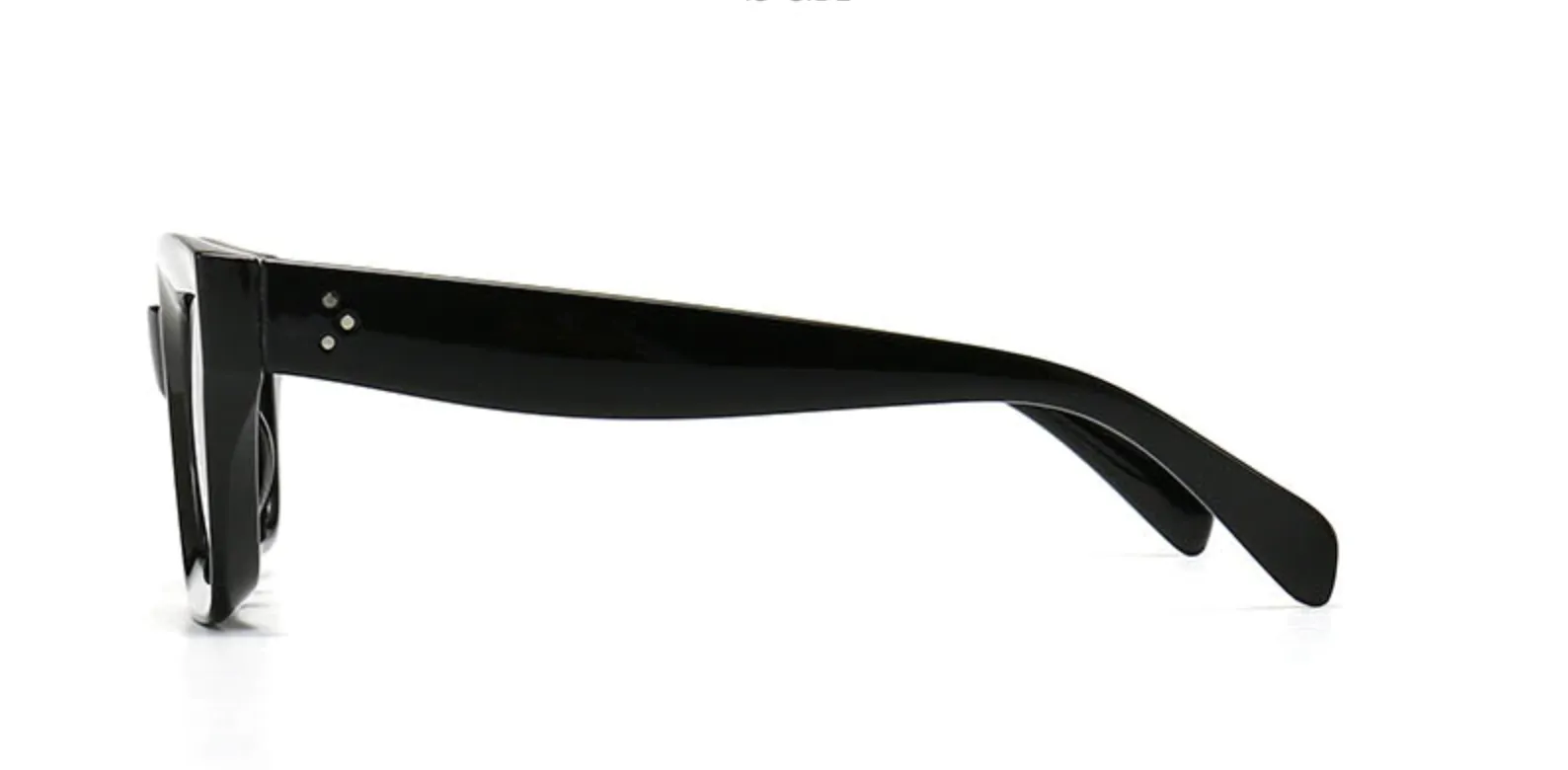 Lentes Acetato Vintage Retro Rectangular Diseñador Paris Peoples Tres Puntos