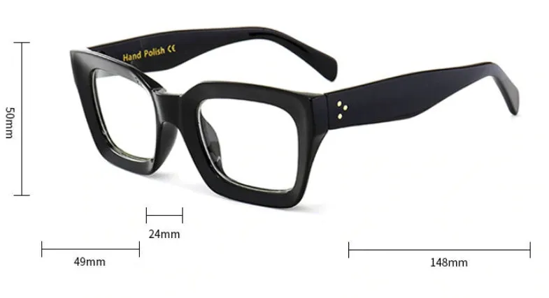 Lentes Unisex de Acetato Graduables Icónicos 3 puntos Oliver armazón negro Peoples Avant Garde High Fashion moda diseñador Retro Hipster
