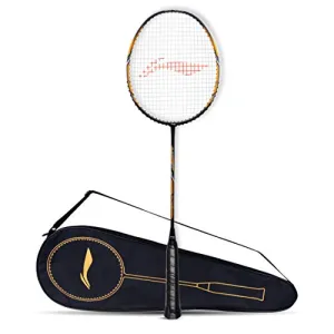 Li-Ning Turbo 99 Strung Carbon Fibre Racket With Free Full Cover