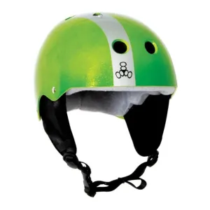 LIQUID FORCE FLASH HELMET GREEN SILVER