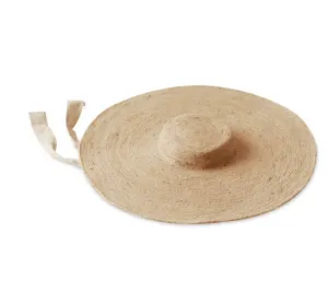 Lola Wide Brim Jute Straw Hat