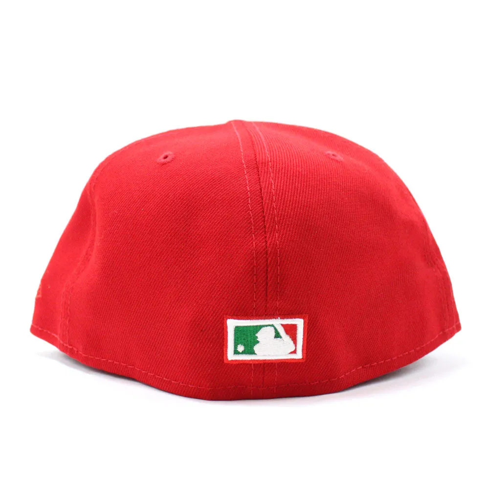 Los Angeles Dodgers 1963 World Series New Era 59Fifty Fitted Hat (Red Green Under Brim)