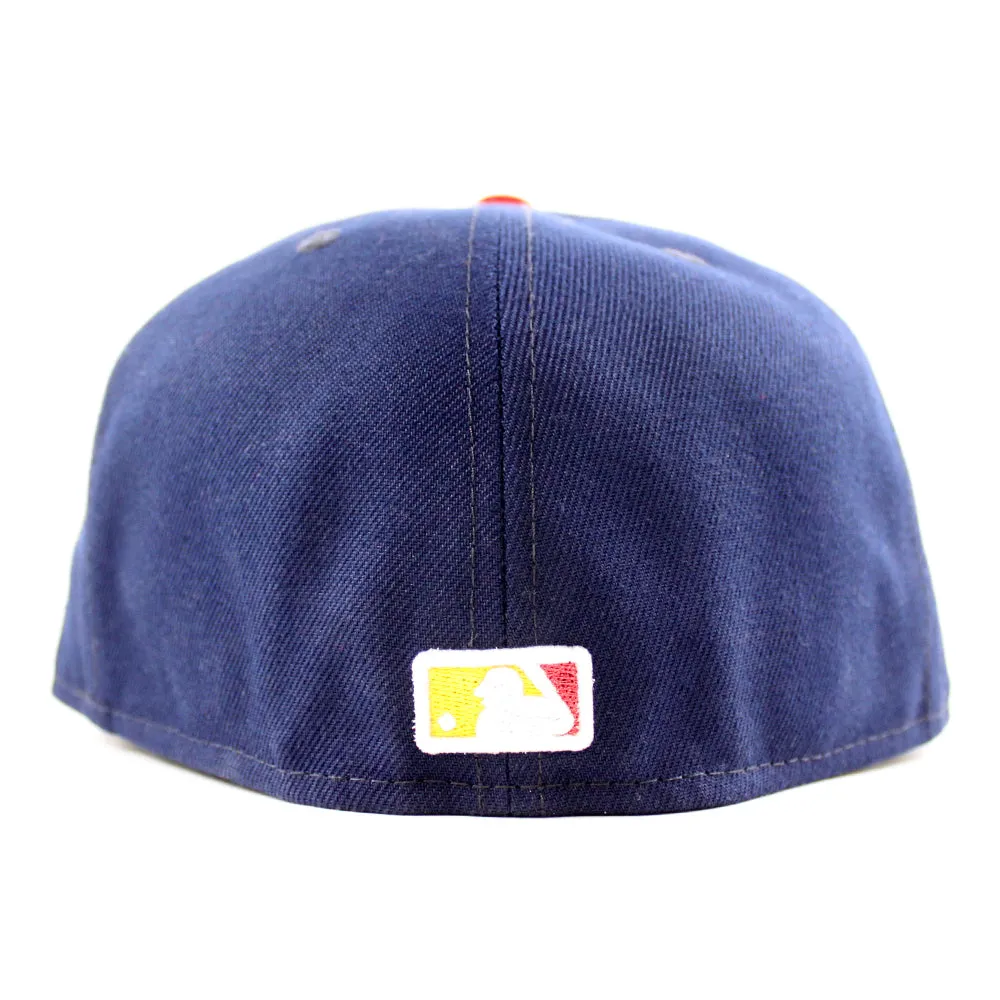 Los Twins Minnesota Twins Bomba Squad New Era 59Fifty Fitted Hat (Oceanside Scarlet Green Under Brim)