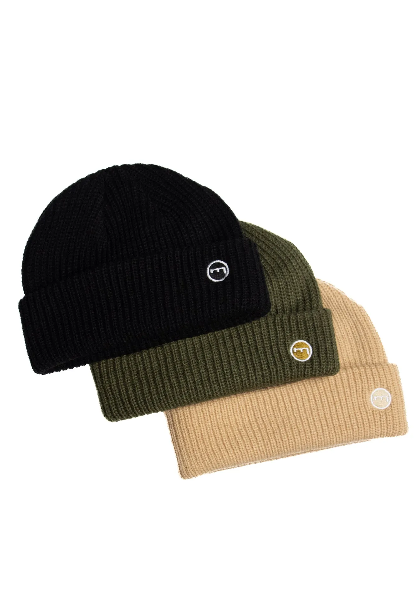 Mediums Token Knit Beanie - TAN
