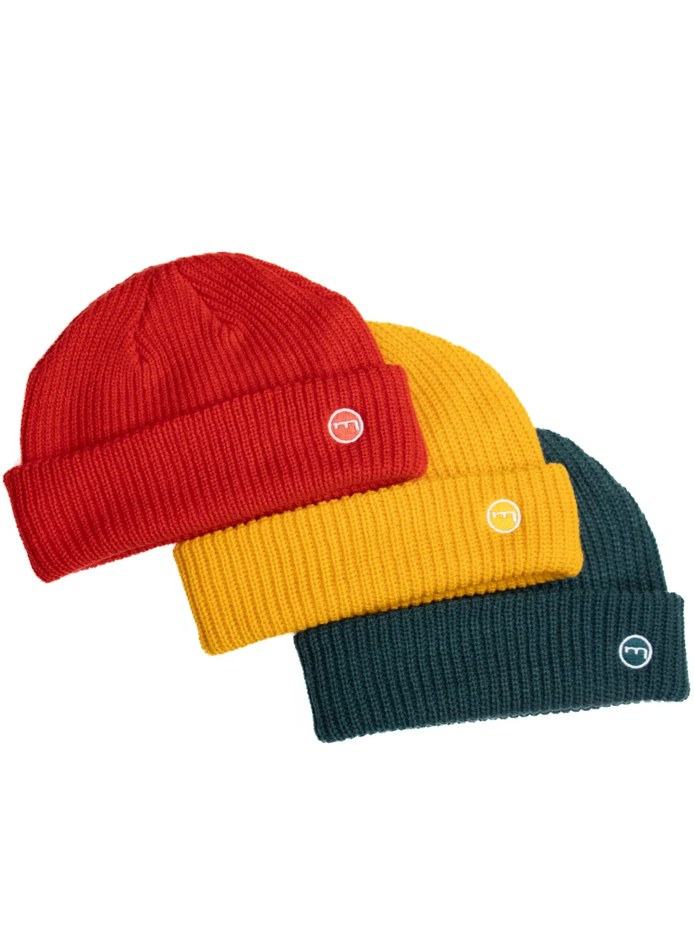 Mediums Token Knit Beanie - YELLOW