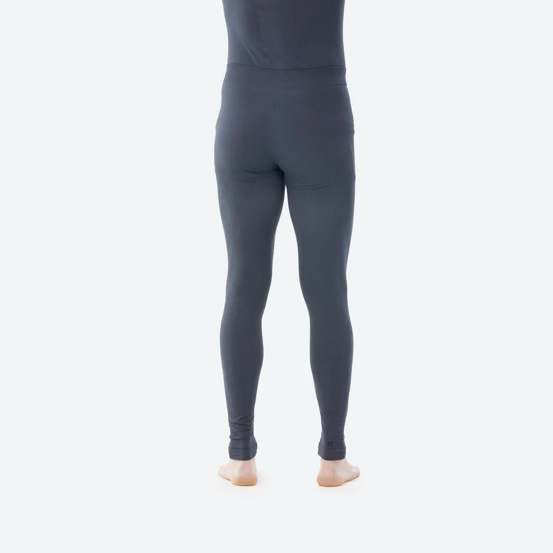 Men’s seamless base layer ski bottoms BL 500 - Dark grey