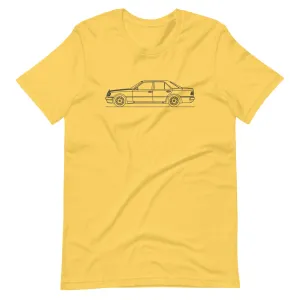 Mercedes-Benz 500 E W124 silhouette t-shirt