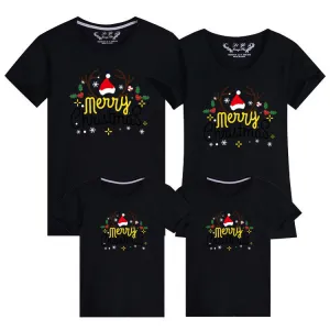 Merry Christmas Matching Family T-Shirts – Festive Holiday Outfit in Multiple Colors
