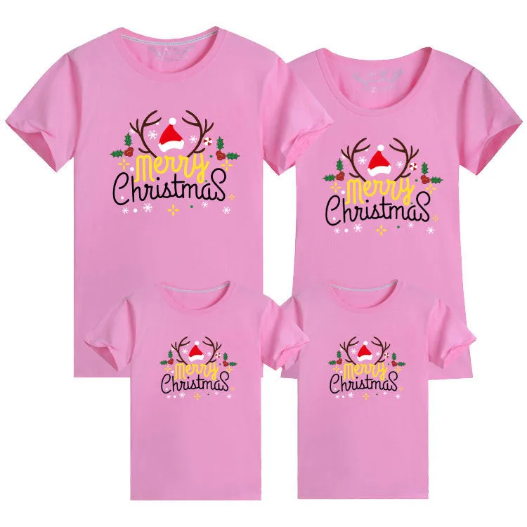 Merry Christmas Matching Family T-Shirts – Festive Holiday Outfit in Multiple Colors