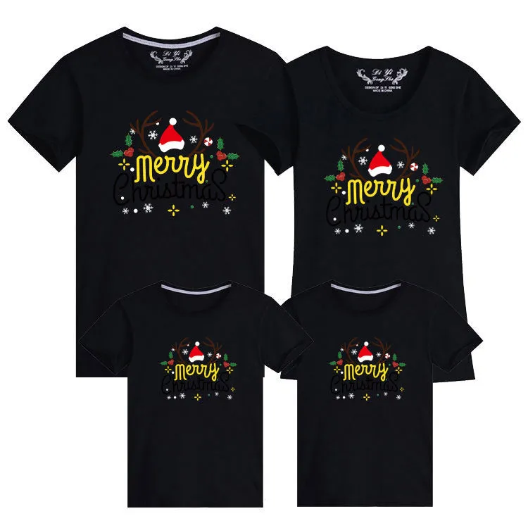 Merry Christmas Matching Family T-Shirts – Festive Holiday Outfit in Multiple Colors
