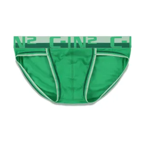 Mesh Sport Brief Galileo Green
