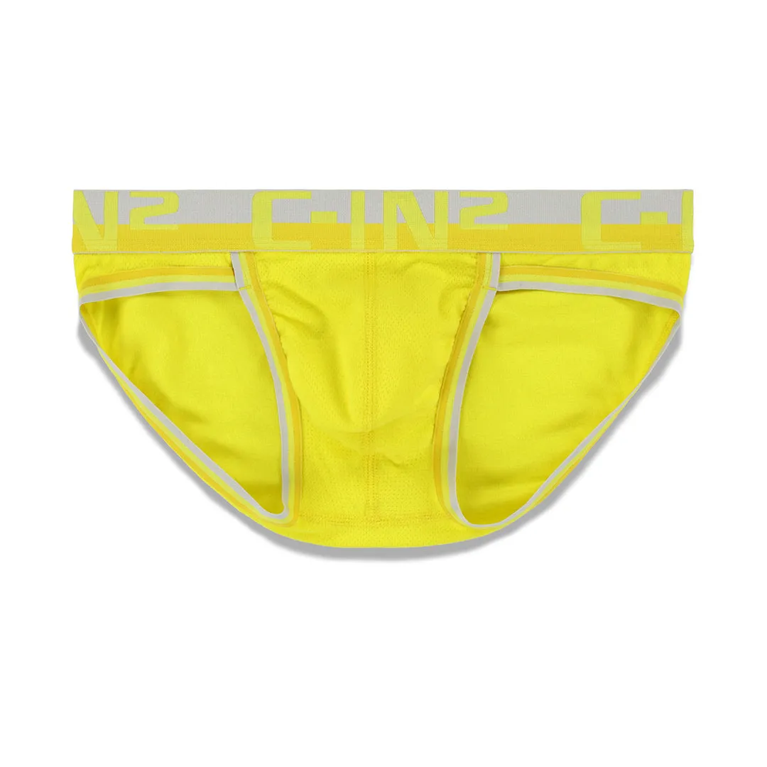 Mesh Sport Brief Yaron Yellow
