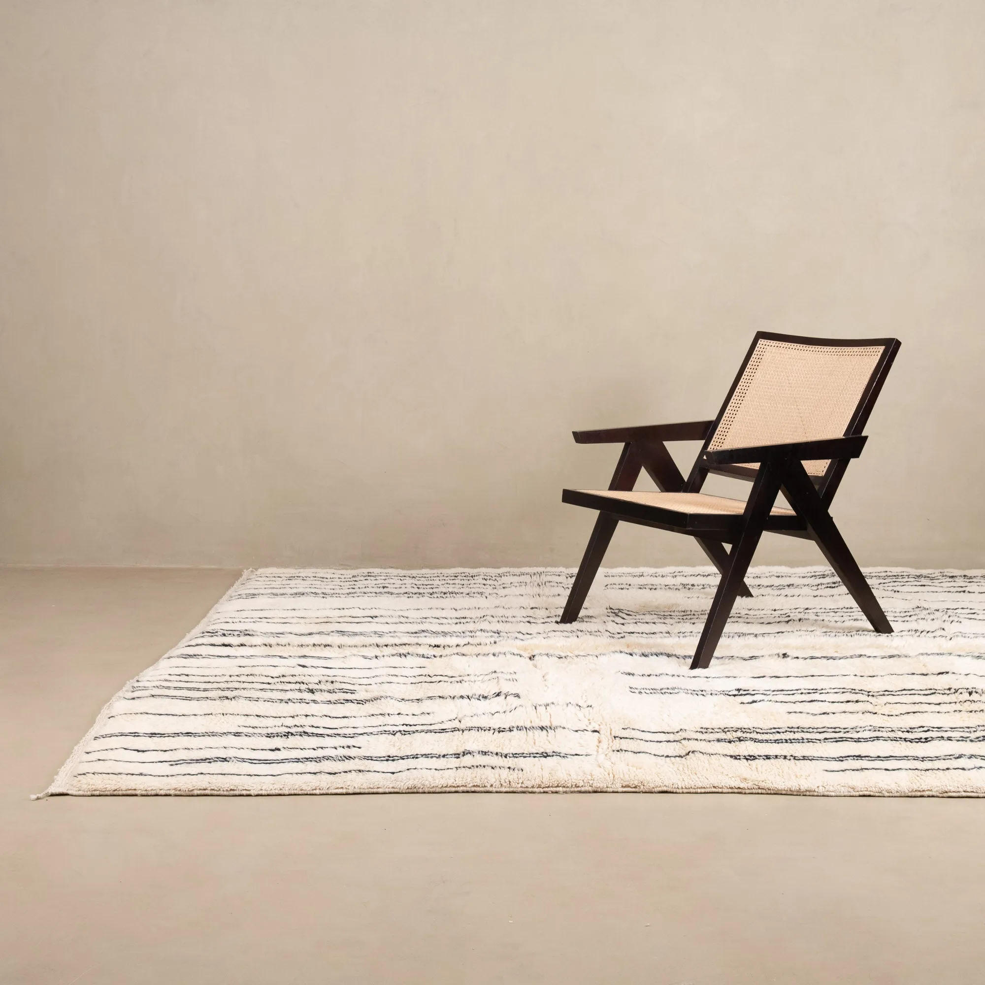 Metro Lines - Luxury Shag Moroccan Rug