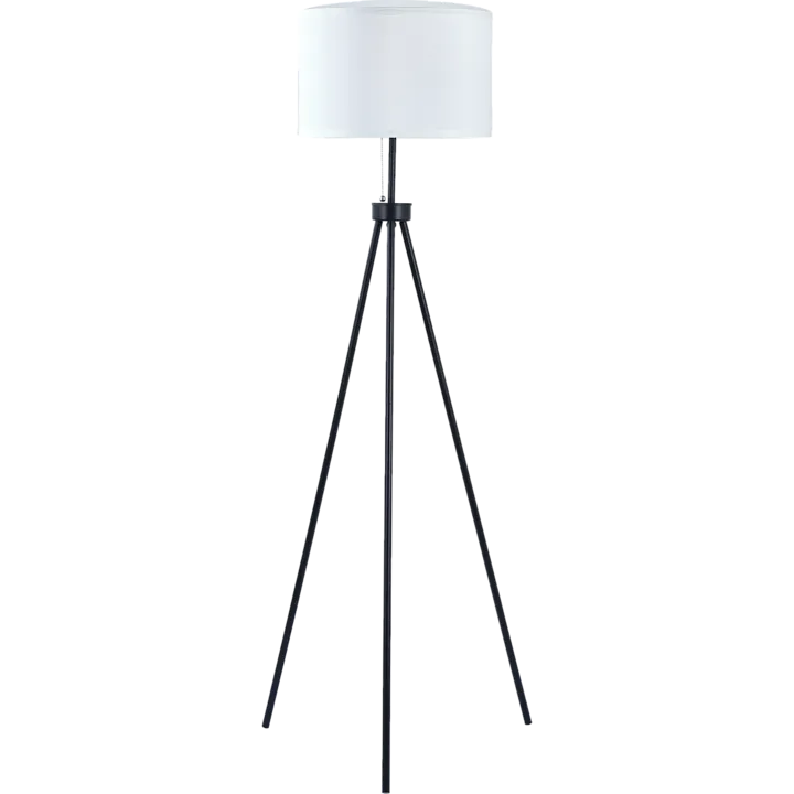 Mid-Century Standing Floor Lamp with Modern Tripod Decor