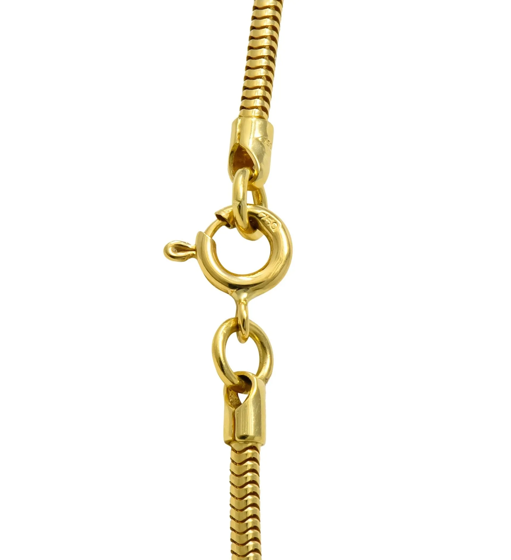 Mikimoto Cultured Pearl 18 Karat Gold Drop Necklace