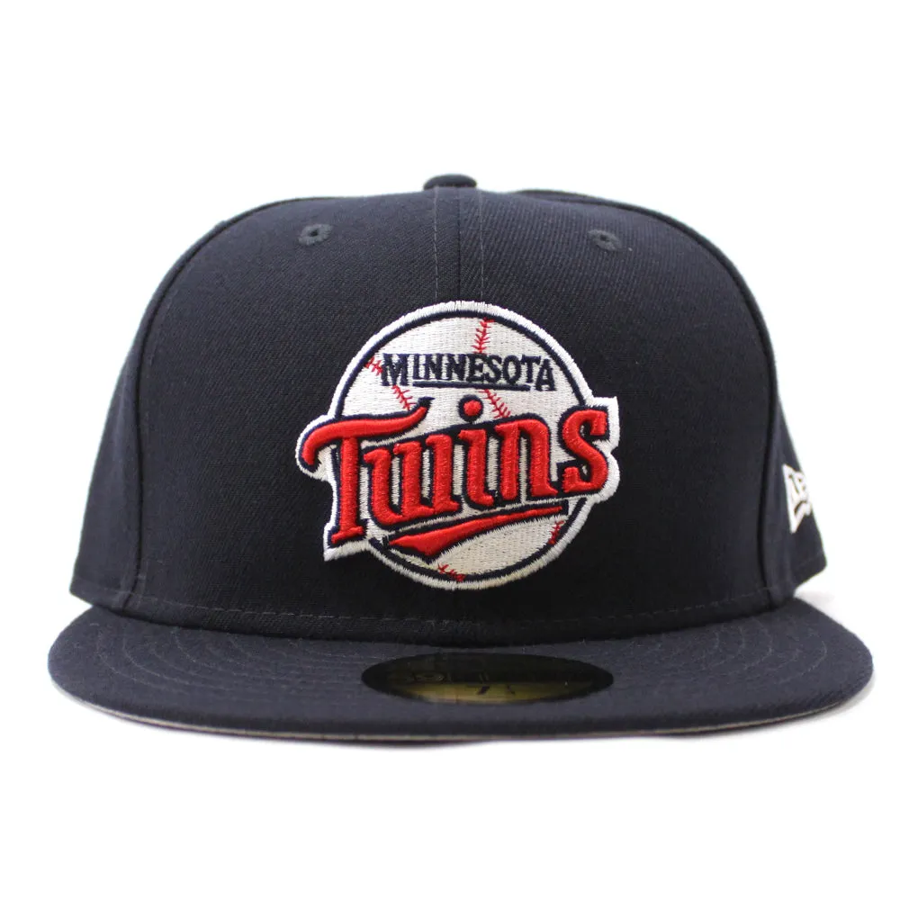 Minnesota Twins 1987 New Era 59Fifty Fitted Hat (Navy Gray Under Brim)