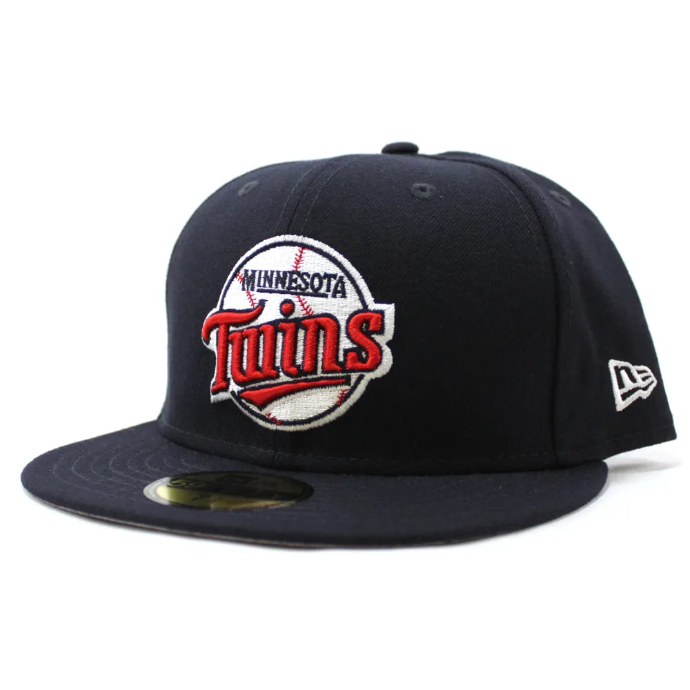 Minnesota Twins 1987 New Era 59Fifty Fitted Hat (Navy Gray Under Brim)