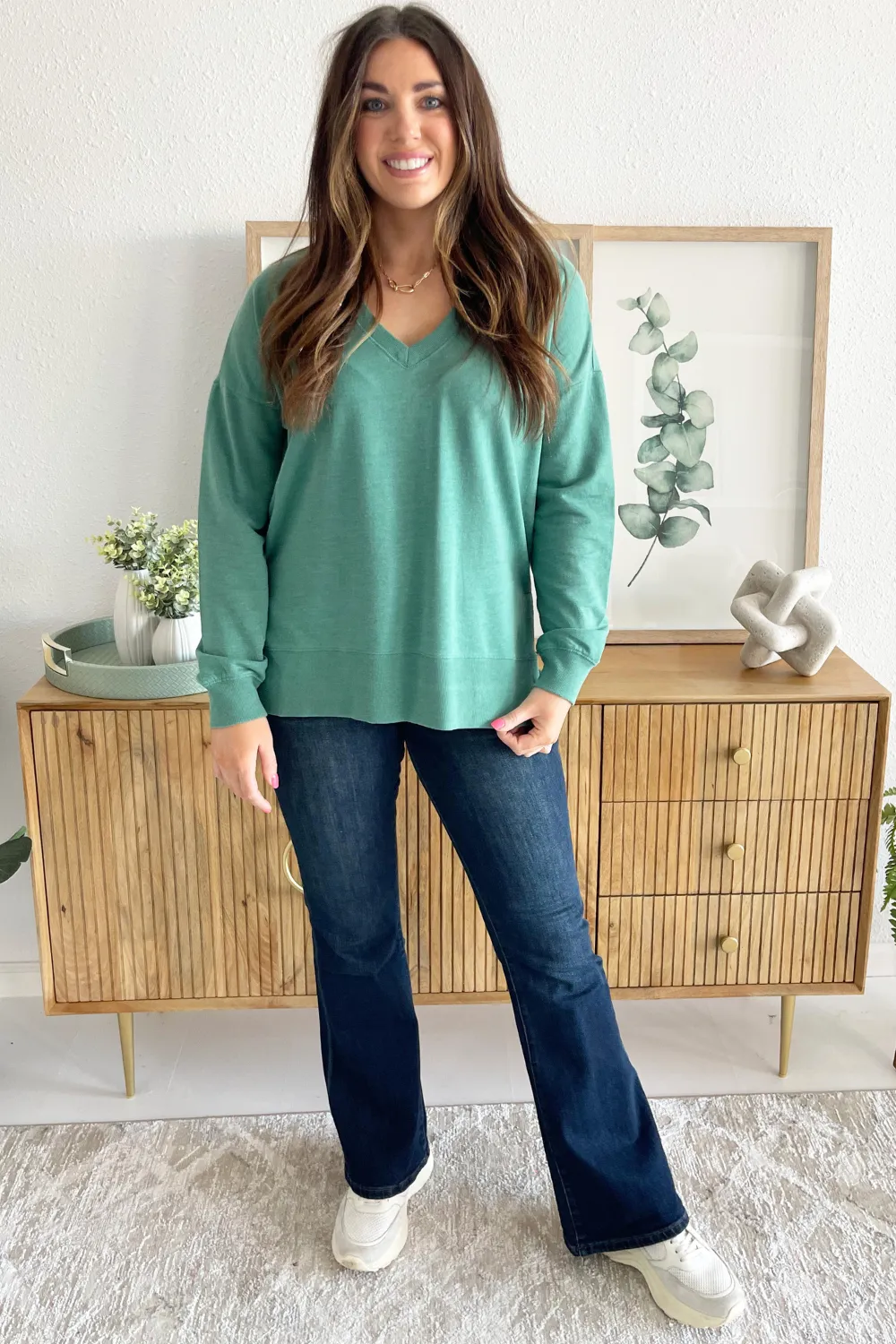 Modern V-Neck Weekender