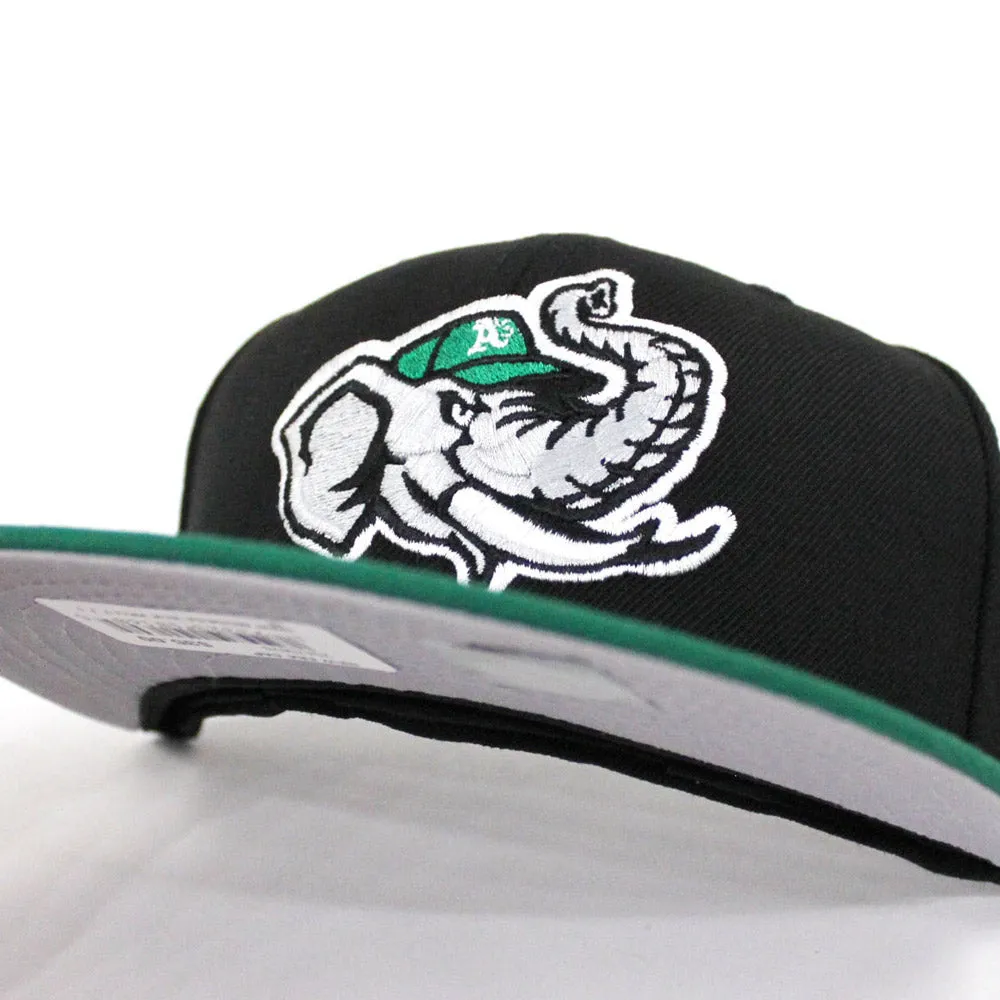 Modesto Athletics New Era 59FIFTY Fitted Hat (Air Jordan 1 Pine Green Gray Under Brim)