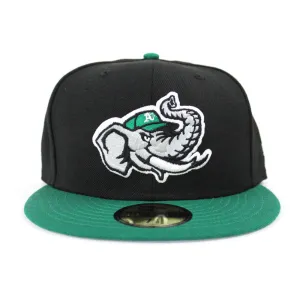 Modesto Athletics New Era 59FIFTY Fitted Hat (Air Jordan 1 Pine Green Gray Under Brim)
