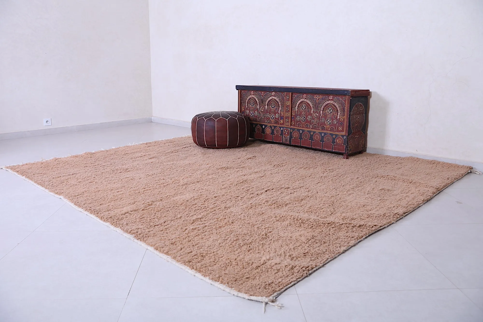 Moroccan berber carpet - All wool handmade rug - Custom Rug