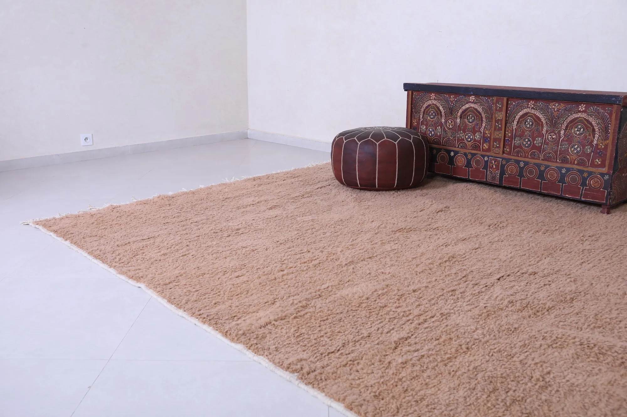 Moroccan berber carpet - All wool handmade rug - Custom Rug