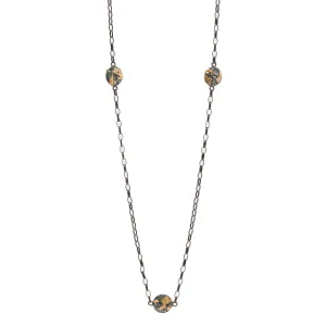 Nature Round Link Necklace