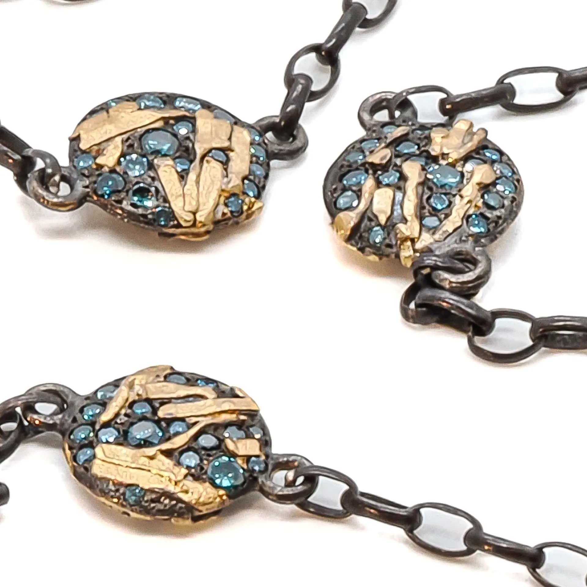 Nature Round Link Necklace