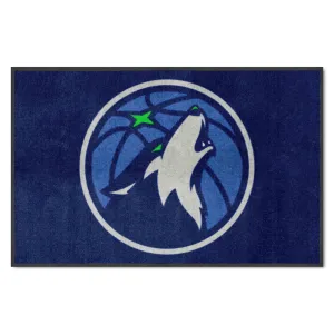 NBA - Minnesota Timberwolves 4X6 Logo Mat - Landscape