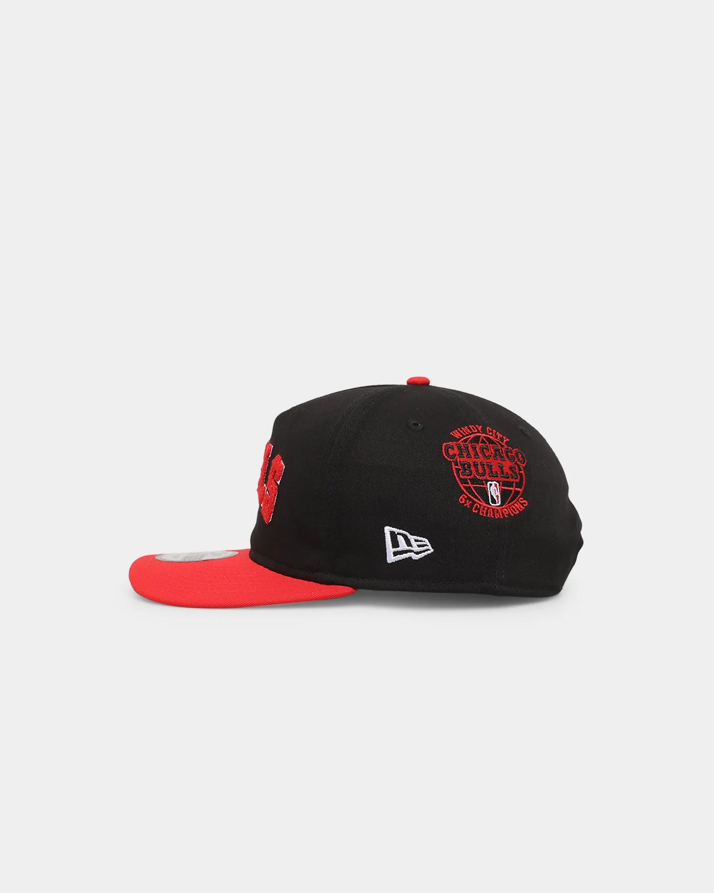 New Era Chicago Bulls 'Chenille' Golfer Snapback Black