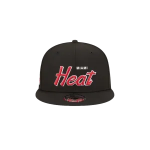 New Era Miami HEAT Retro Script Snapback
