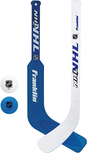 New Franklin Sports NHL Mini Hockey Goalie/Player Stick with Ball Set