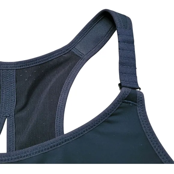 NEW SPANX Black Core High Impact Wireless Racerback Jersey Sports Bra 32DD