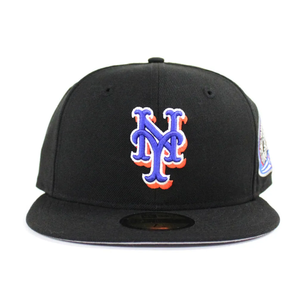 New York Mets 2000 Subway Series New Era 59Fifty Fitted Hats (Black ALT Gray Under Brim)