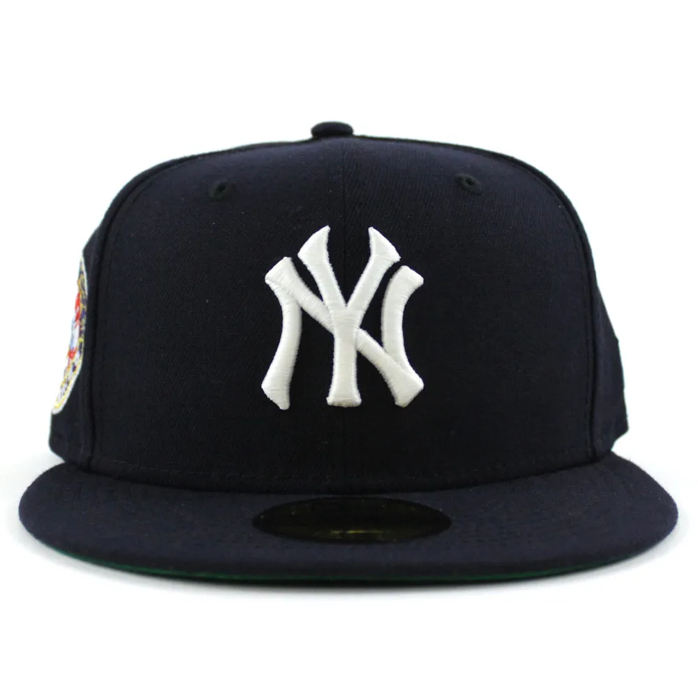 New York Yankees 1949 World Series Yankee Stadium New Era 59Fifty Fitted Hat (GITD Navy Green Under Brim)
