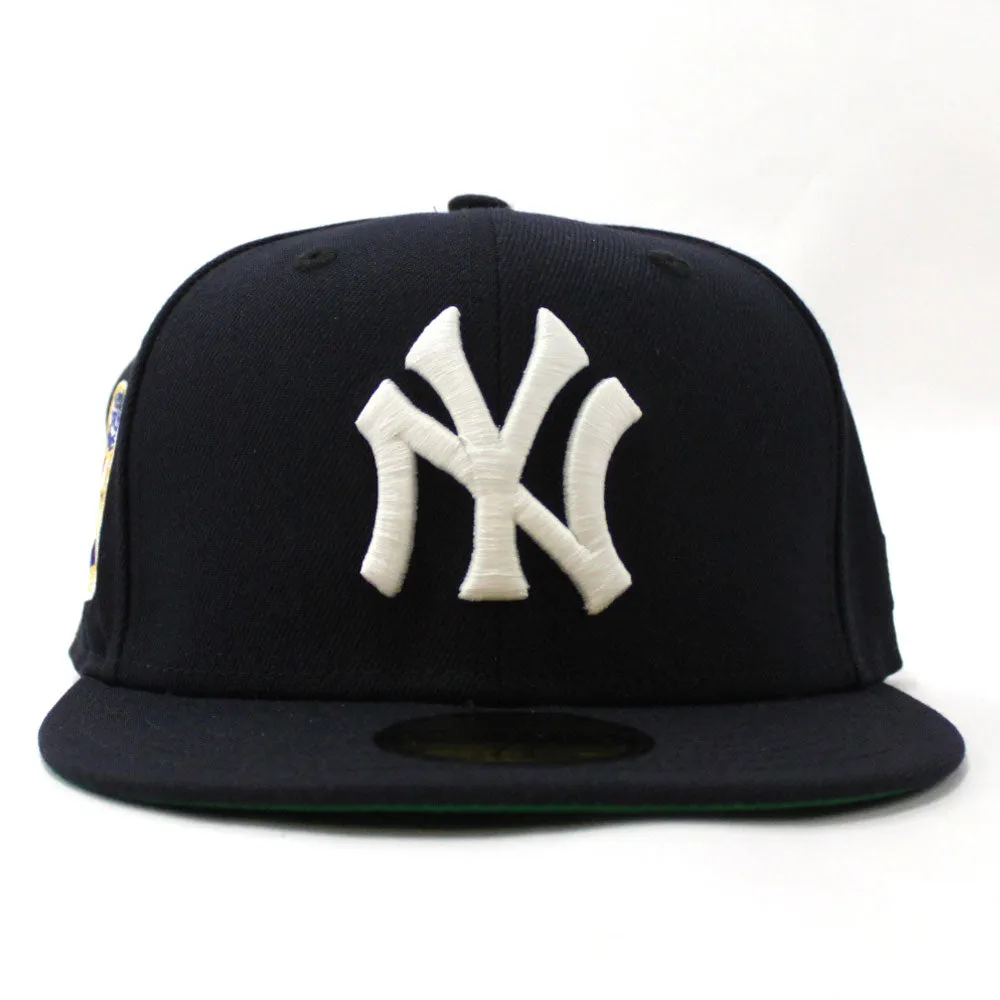 New York Yankees 1956 World Series New Era 59Fifty Fitted Hat (Glow in the Dark Navy Green Under Brim)