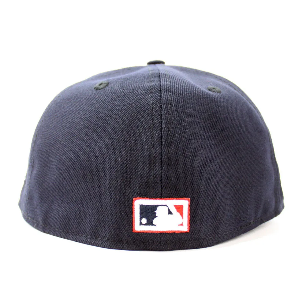 New York Yankees 1956 World Series New Era 59Fifty Fitted Hat (Glow in the Dark Navy Green Under Brim)