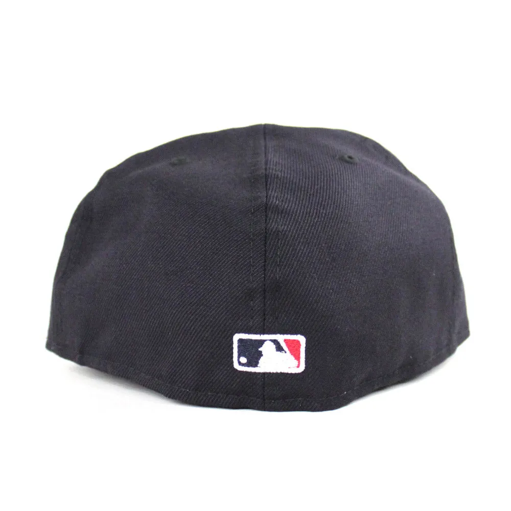 New York Yankees 2000 World Series 59Fifty New Era Fitted Hats (Navy Gray Under Brim)
